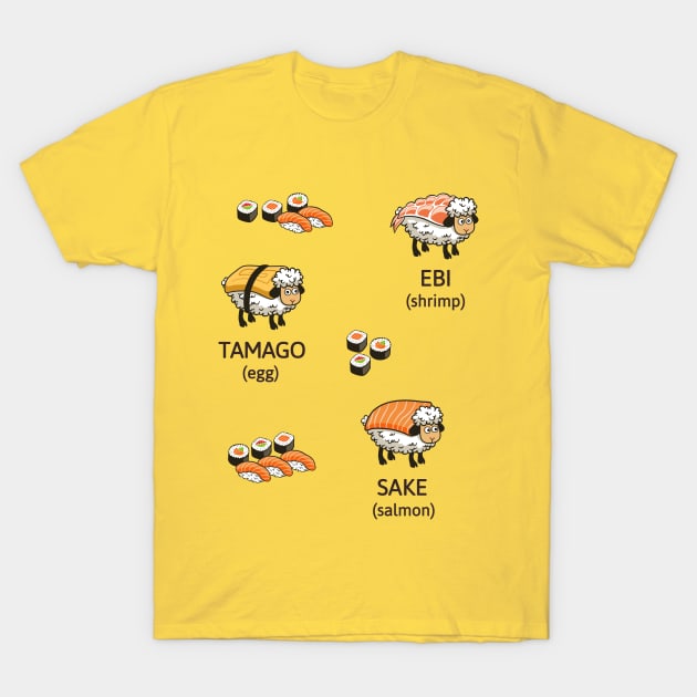 Susheep Chart T-Shirt by sirwatson